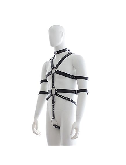 Портупея с фиксацией рук и ошейником , изображение 3