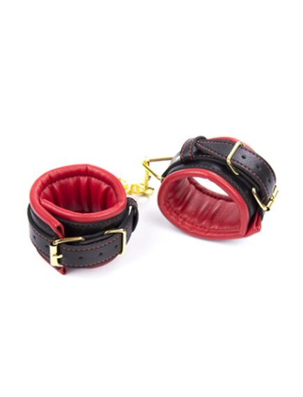 Наручники мягкие с золотой цепочкой 