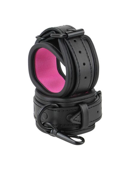 Наручники мягкие с фиолетовой подкладкой 