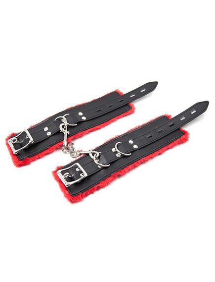 Наручники с красным мехом , изображение 3