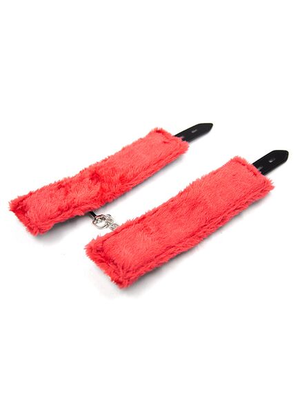 Наручники с красным мехом , изображение 4
