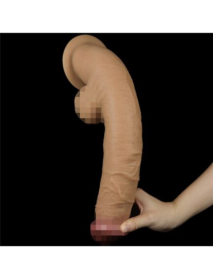 Фаллоимитатор на присоске Dual Layered Handle Cock "12.5" , изображение 3