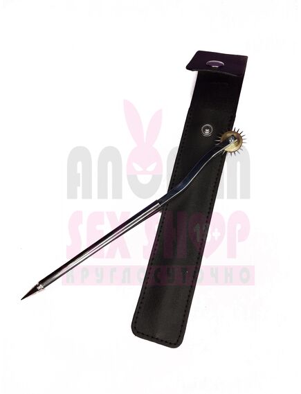 Игольчатое колесико Вартенберга в кожаном чехле , изображение 3