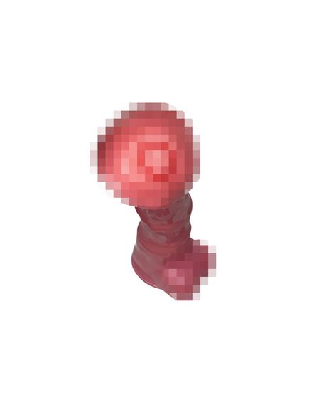 Фаллоимитатор DUKE XXXL конь 40см розовый , изображение 3