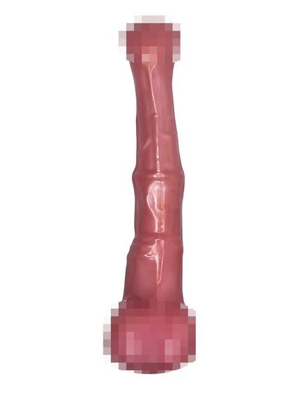 Фаллоимитатор DUKE XXXL конь 40см розовый , изображение 4