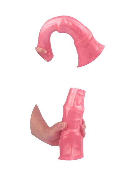 Фаллоимитатор DUKE XXXL конь 40см розовый , изображение 6