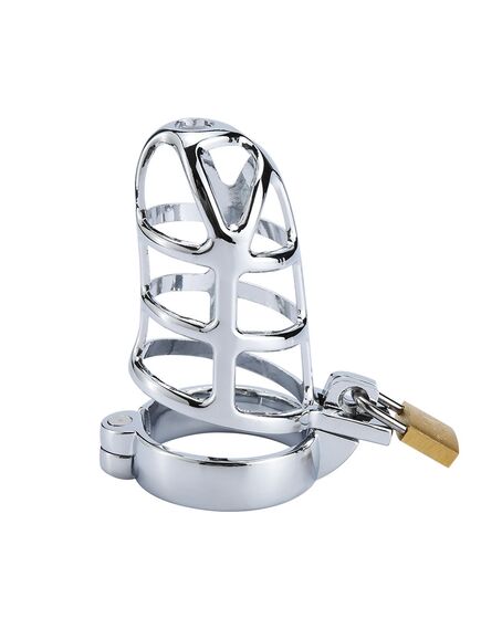 Мужской пояс верности с кольцом 4.5 см 