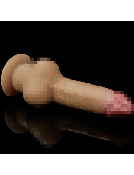 Фаллоимитатор на присоске Dual Layered Handle Cock "9.5" , изображение 6