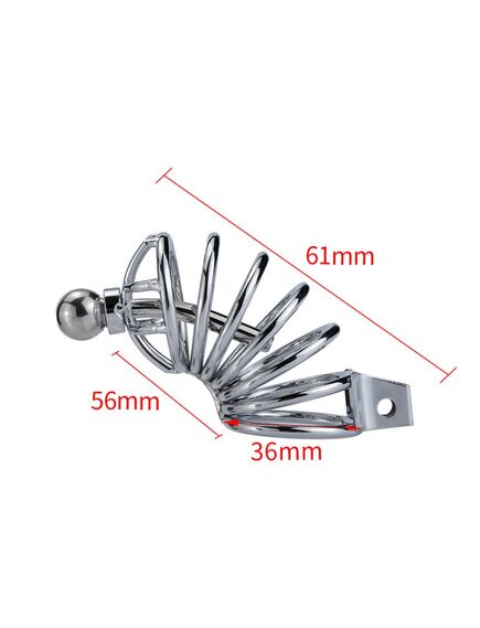 Мужской пояс верности с кольцом 5 см , изображение 4