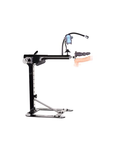 Секс-машина Diva Цезарь 4.0, с двумя насадками, металл, черная, 50 см 