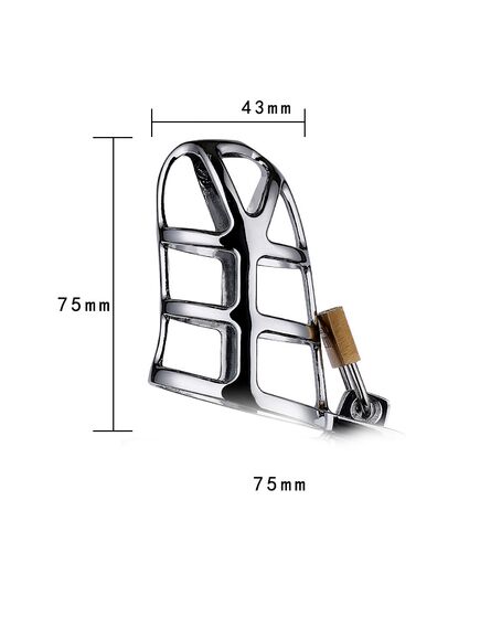 Мужской пояс верности с кольцом 5 см , изображение 2