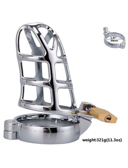 Мужской пояс верности с кольцом 5 см , изображение 4