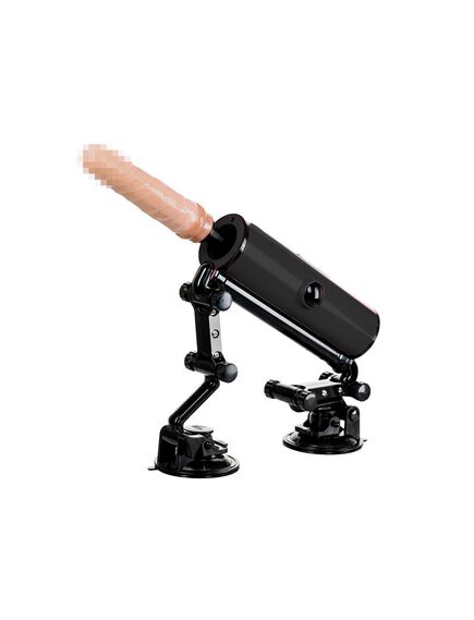 Компактная секс-машина черная X3 с пультом Д/У , изображение 6