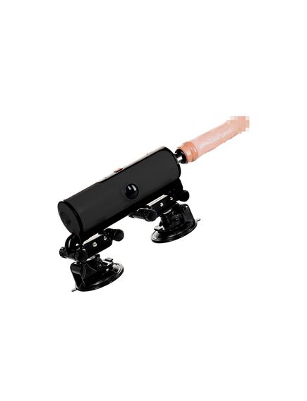 Компактная секс-машина черная X3 с пультом Д/У , изображение 7