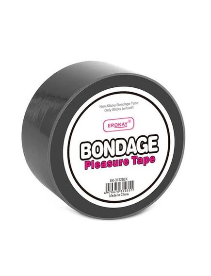 Скотч для связывания, 7 м, черный 