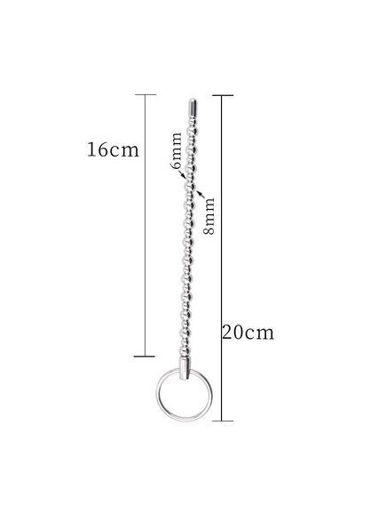 Металлический уретральный стимулятор 20 см , изображение 2