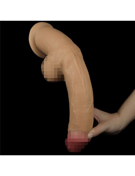 Фаллоимитатор на присоске Dual Layered Handle Cock "12.0" , изображение 2