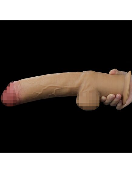 Фаллоимитатор на присоске Dual Layered Handle Cock "12.0" , изображение 7