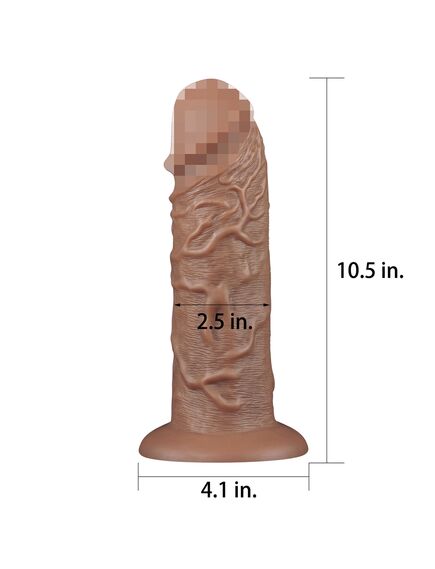 Фаллоимитатор для фистинга 10.5'' Realistic Chubby Dildo , изображение 4