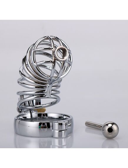 Мужской пояс верности с кольцом 4 см , изображение 2