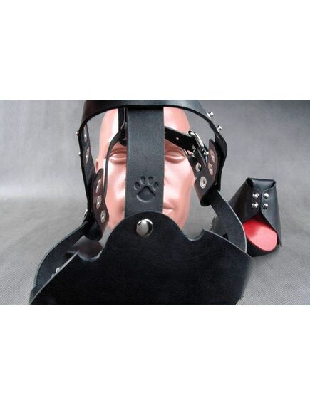 Маска-трансформер собаки "КАБЫзДОГ", черная , изображение 4