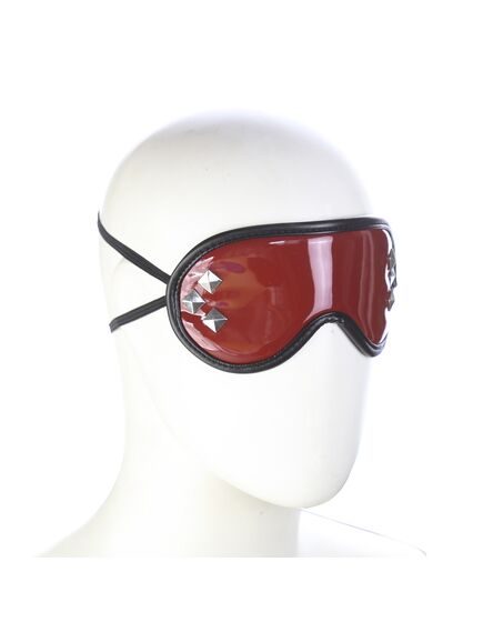 Маска на глаза красная с черным кантом , изображение 2