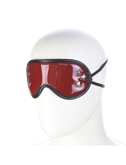 Маска на глаза красная с черным кантом , изображение 3