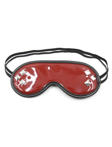 Маска на глаза красная с черным кантом , изображение 4