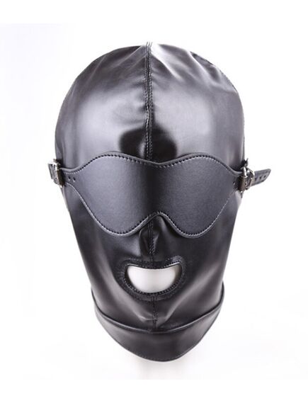 Шлем с отверстием для рта и глаз с забралом на шнуровке , изображение 2