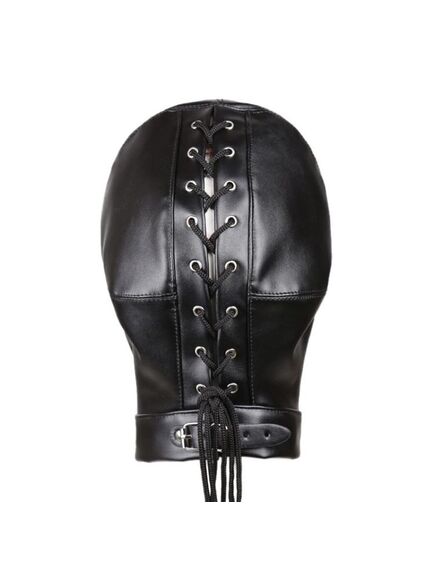 Шлем с отверстием для рта и глаз с забралом на шнуровке , изображение 3