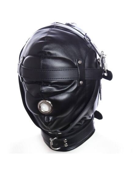 Шлем с отверстием для рта и плотным вкладками для ушей , изображение 2