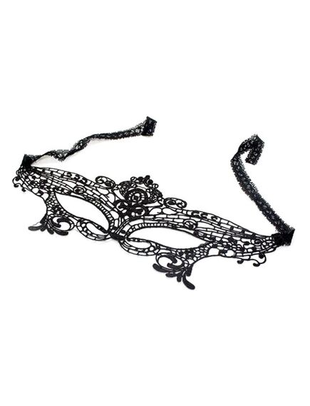 Маска ажурная черная "Элис" 
