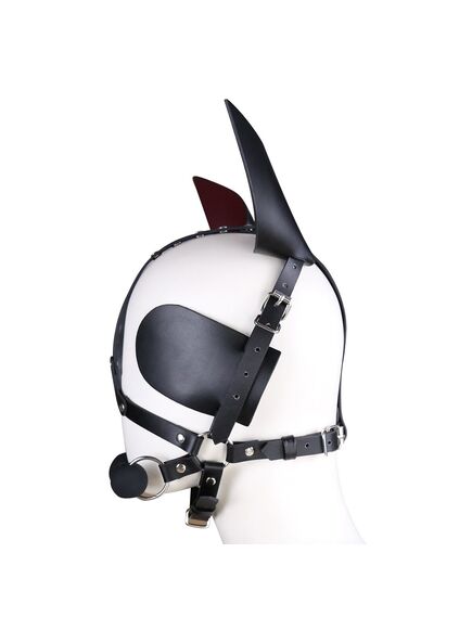 Кляп-маска БДСМ для пониплей "Покорная лошадка" , изображение 3