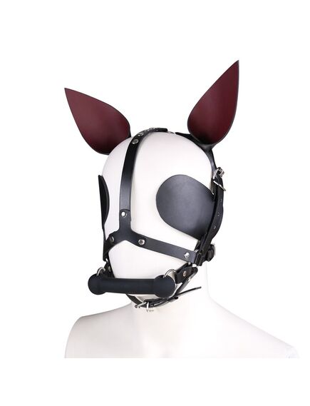 Кляп-маска БДСМ для пониплей "Покорная лошадка" , изображение 4