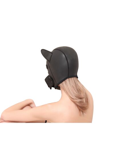 Маска собаки мягкая черно-красная , изображение 4