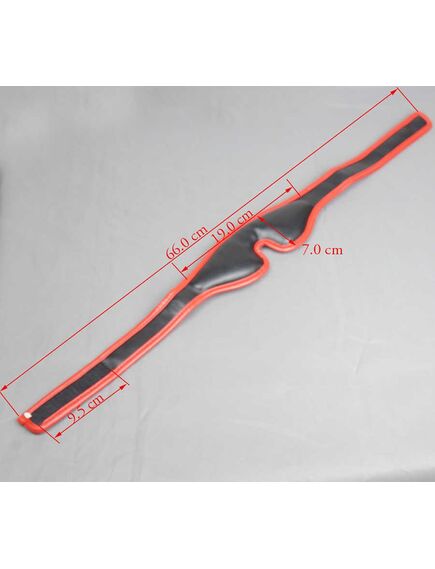 Черно красная маска на глаза (на липучках) , изображение 2