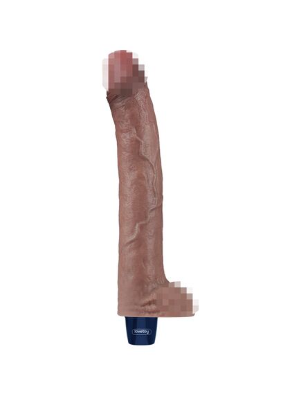 Фаллоимитатор с вибрацией REAL SOFTEE 27 см 