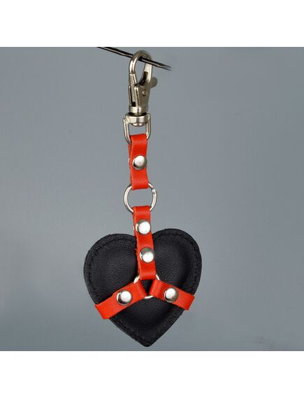 Брелок чёрное Сердце 