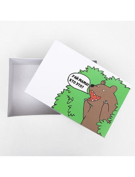 Подарочная коробка с приколами "Кто это?", 30,5 х 20 х 13 см , изображение 2