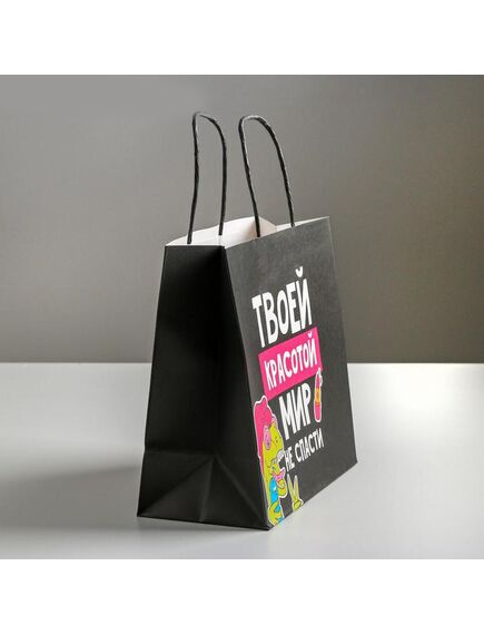 Пакет подарочный «Красота», 22 х 22 х 11 см , изображение 2