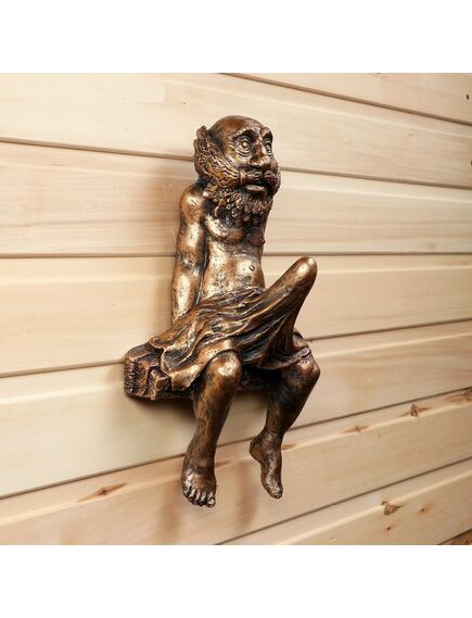 Консоль-навес "Дед в полотенце" 34,5х22х12,5см 