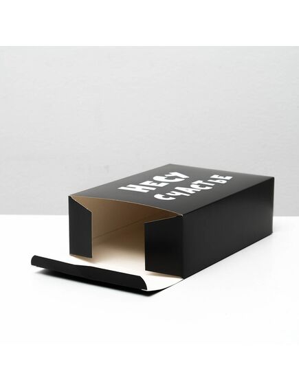 Коробка складная с приколами «Несу счастье», 16 × 23 × 7,5 см , изображение 2