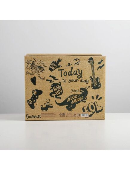 Коробка складная «Крафт», 31,2 х 25,6 х 16,1 см , изображение 2