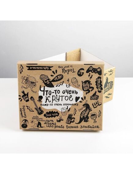 Коробка складная «Крафт», 31,2 х 25,6 х 16,1 см , изображение 4