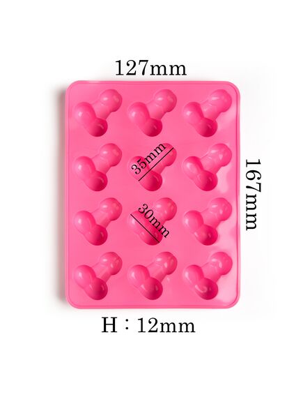 Форма силиконовая "18+", 17х13 см, розовый , изображение 4