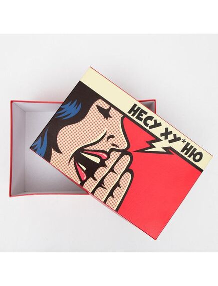 Подарочная коробка с приколами "Несу", 30,5 х 20 х 13 см , изображение 2