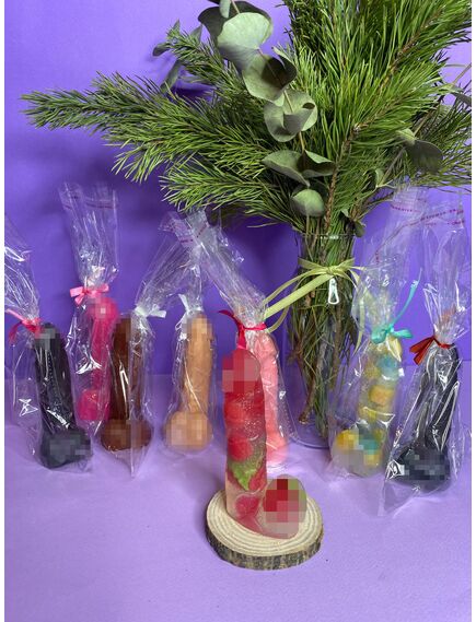 Мыло в форме члена 12см в ассортименте , изображение 2