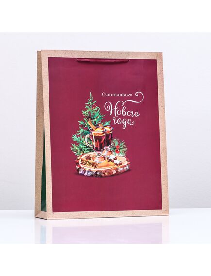 Пакет подарочный "Пихта", 33 х 42,5 х 10 см 