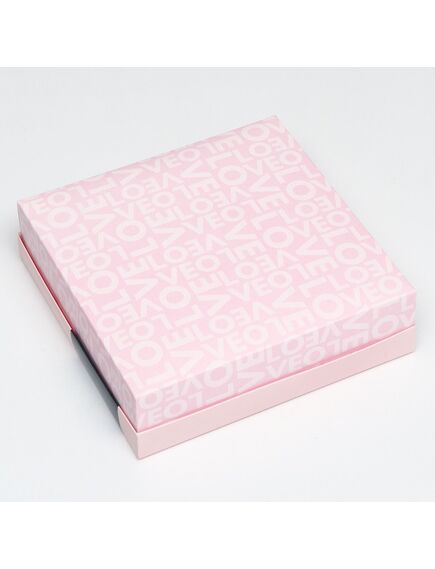 Коробка складная, Love 23 х 23 х 6,5 см , изображение 5