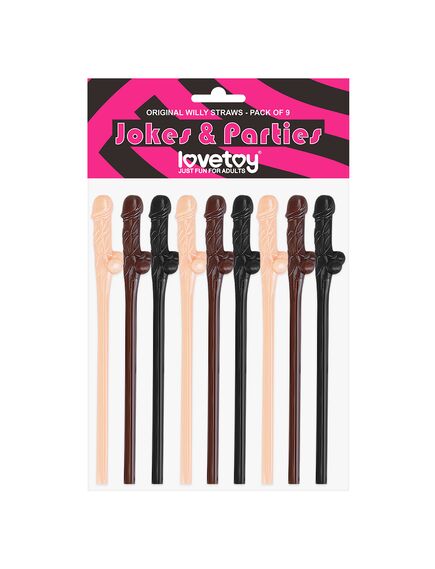 Коктейльные трубочки в виде фаллосов 9шт , изображение 6